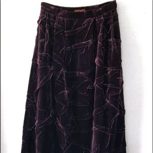 Vintage Skirts - HAN FENG DESIGNER PURPLE VELVET MAXI SKIRT SZ 6 Vintage Skirts - HAN FENG DESIGNER PURPLE VELVET MAXI SKIRT SZ 6